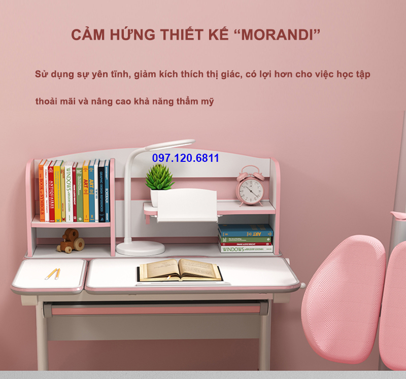 Bàn Học Chống Gù Chống Cận Cho Bé dài 100cm DRZ - 10001