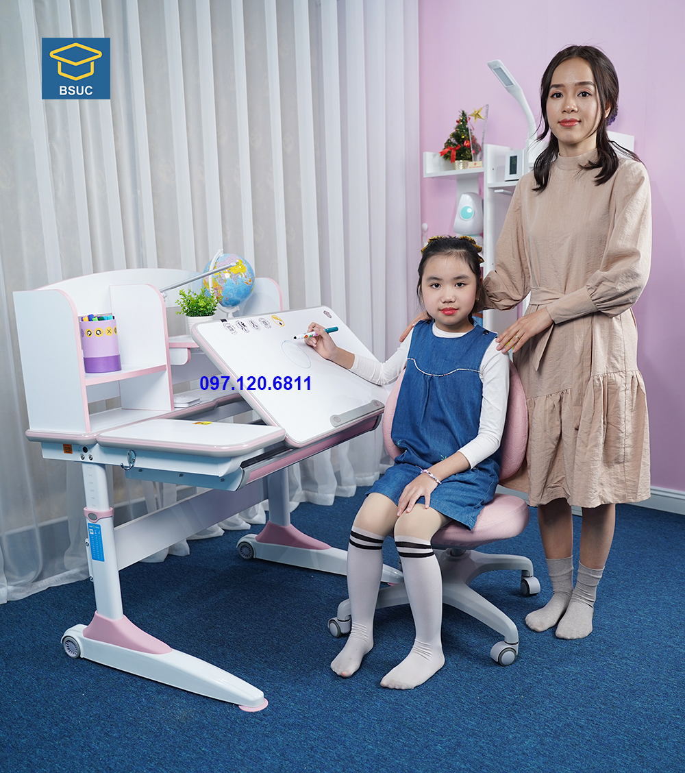 Bàn Học Chống Gù Chống Cận Cho Bé dài 100cm DRZ - 10001