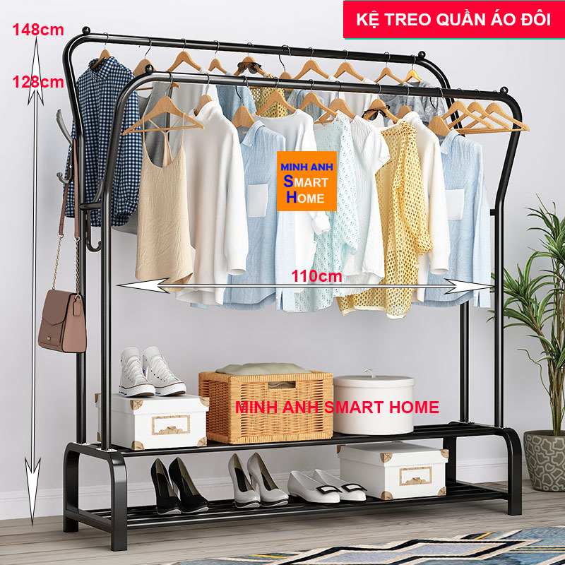 Kệ treo quần áo đa năng 3 trong 1