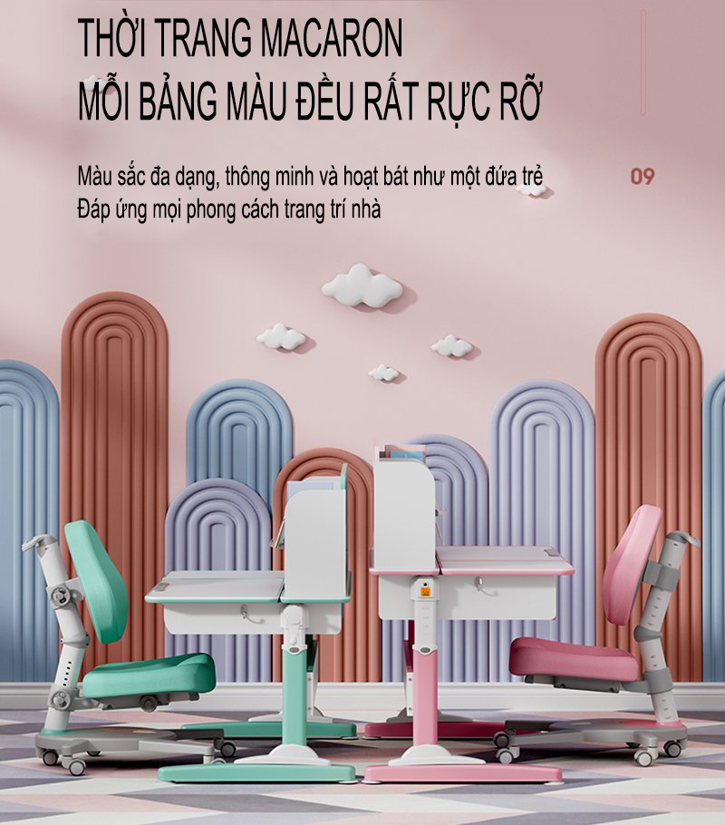 Bàn học chống gù chống cận cho bé DRZ-10003