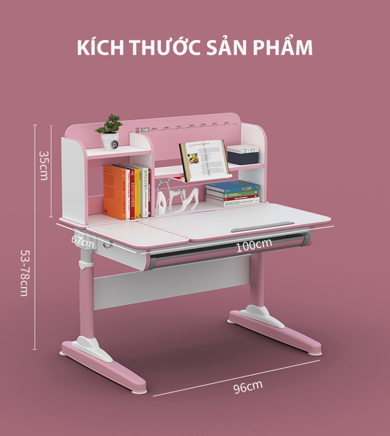 Bàn học chống gù chống cận cho bé DRZ-10003