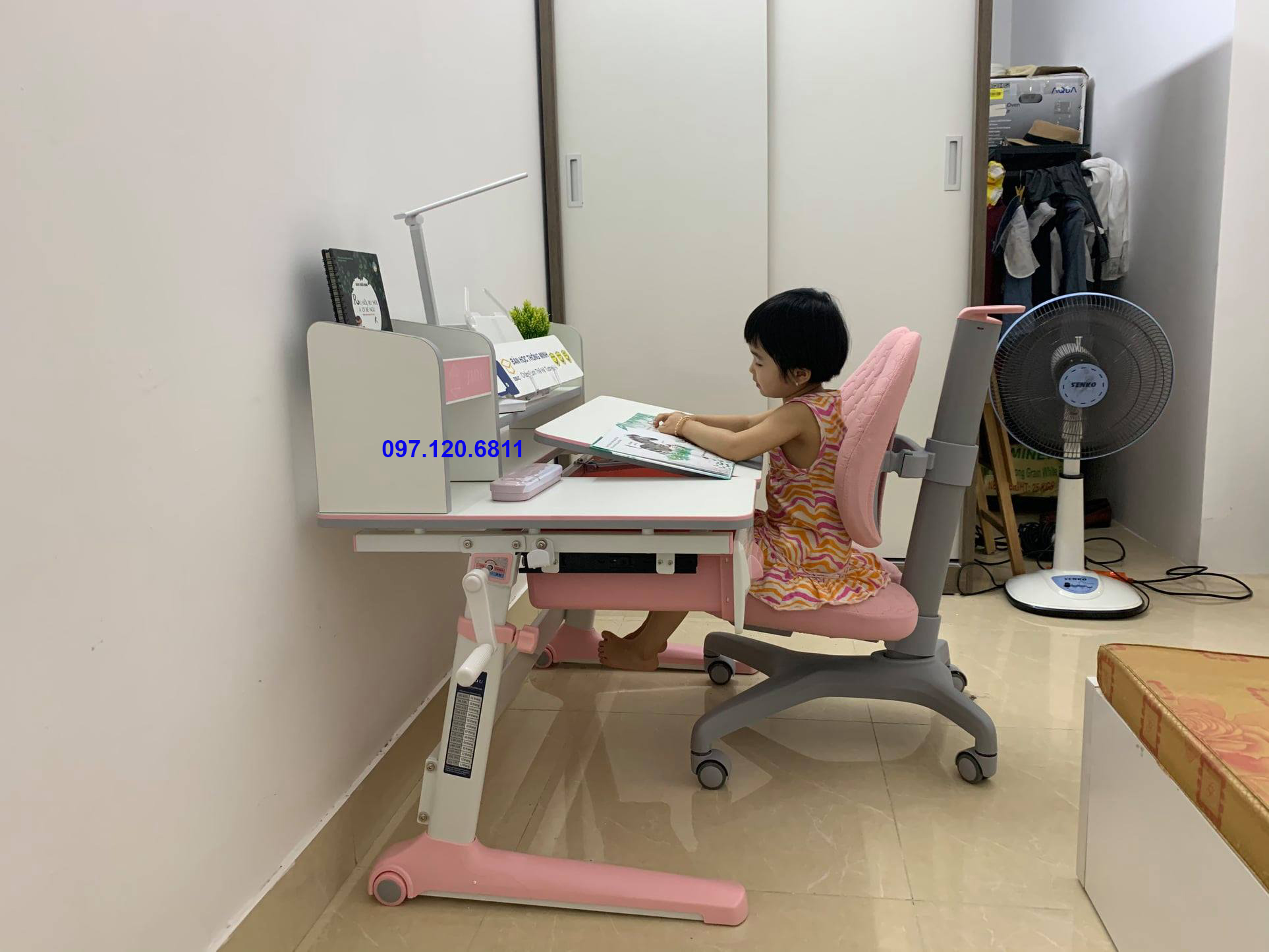 Bộ Bàn Ghế Chống Gù Chống Cận JD-5100 và ghế MC-159