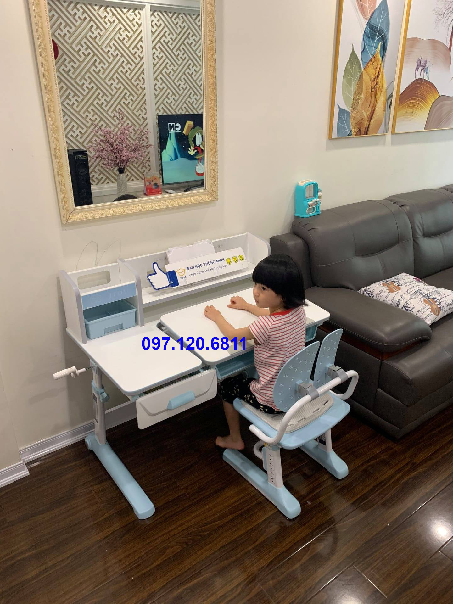 Bộ Bàn Ghế Chống Gù Chống Cận JD-5100 và ghế MC-159