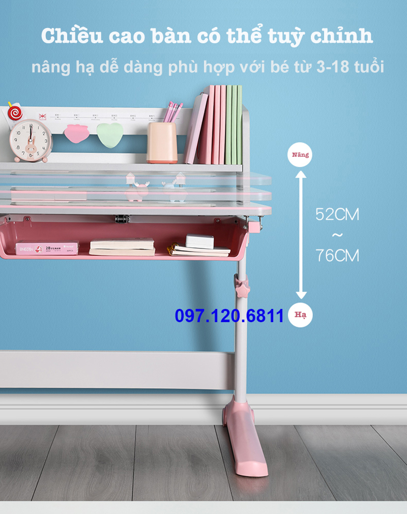 Bộ Bàn Ghế Chống Gù Chống Cận JD-5100 và ghế MC-159