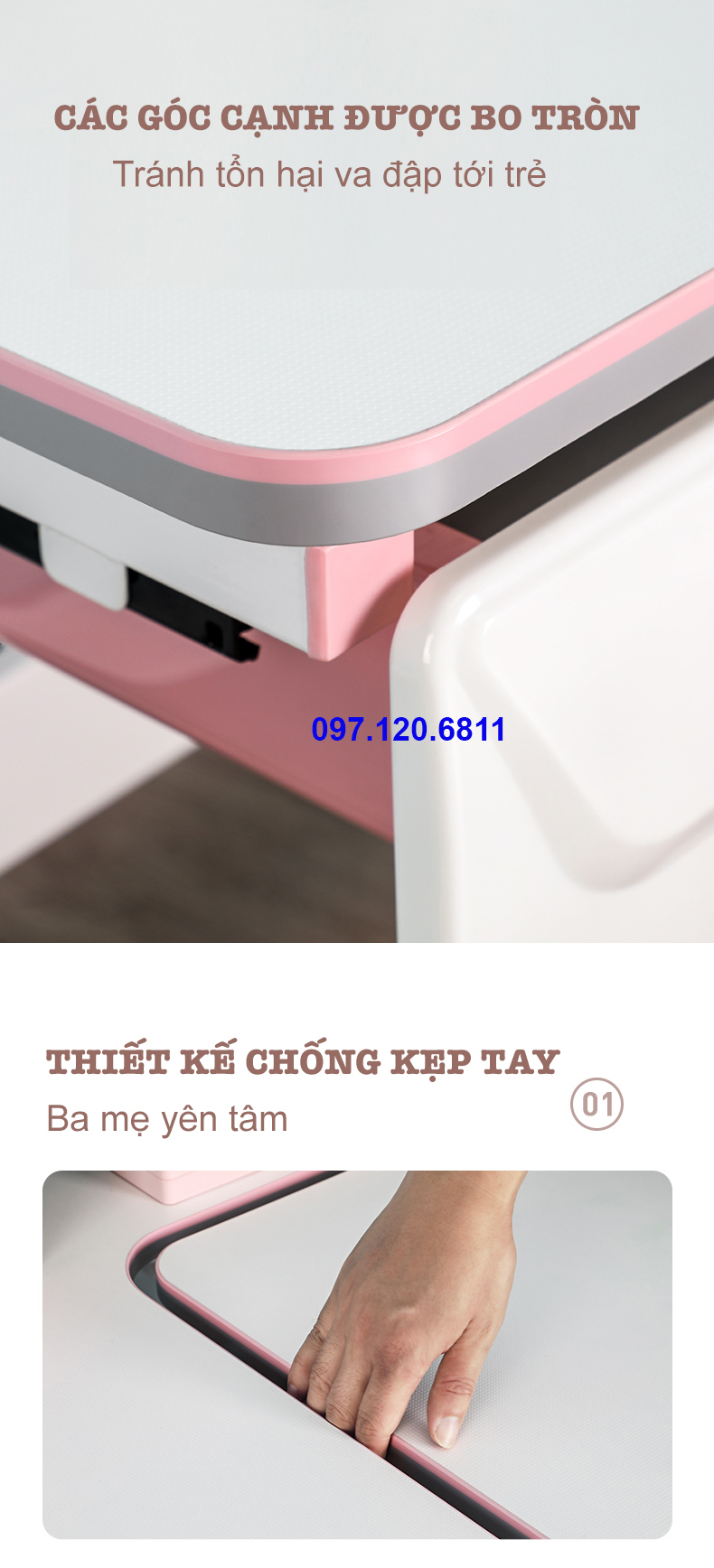 Bộ Bàn Ghế Chống Gù Chống Cận JD-5100 và ghế MC-159