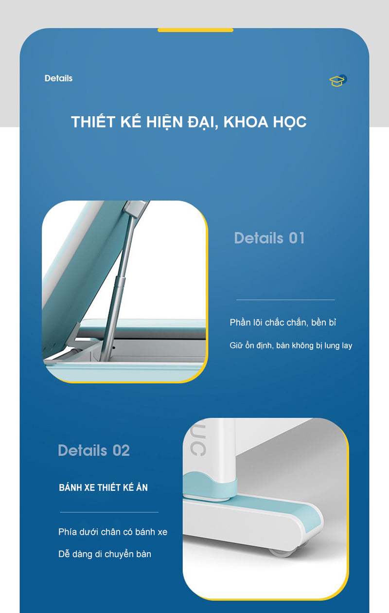 Bàn Học Chống Gù Chống Cận Cao Cấp DRZ-12001