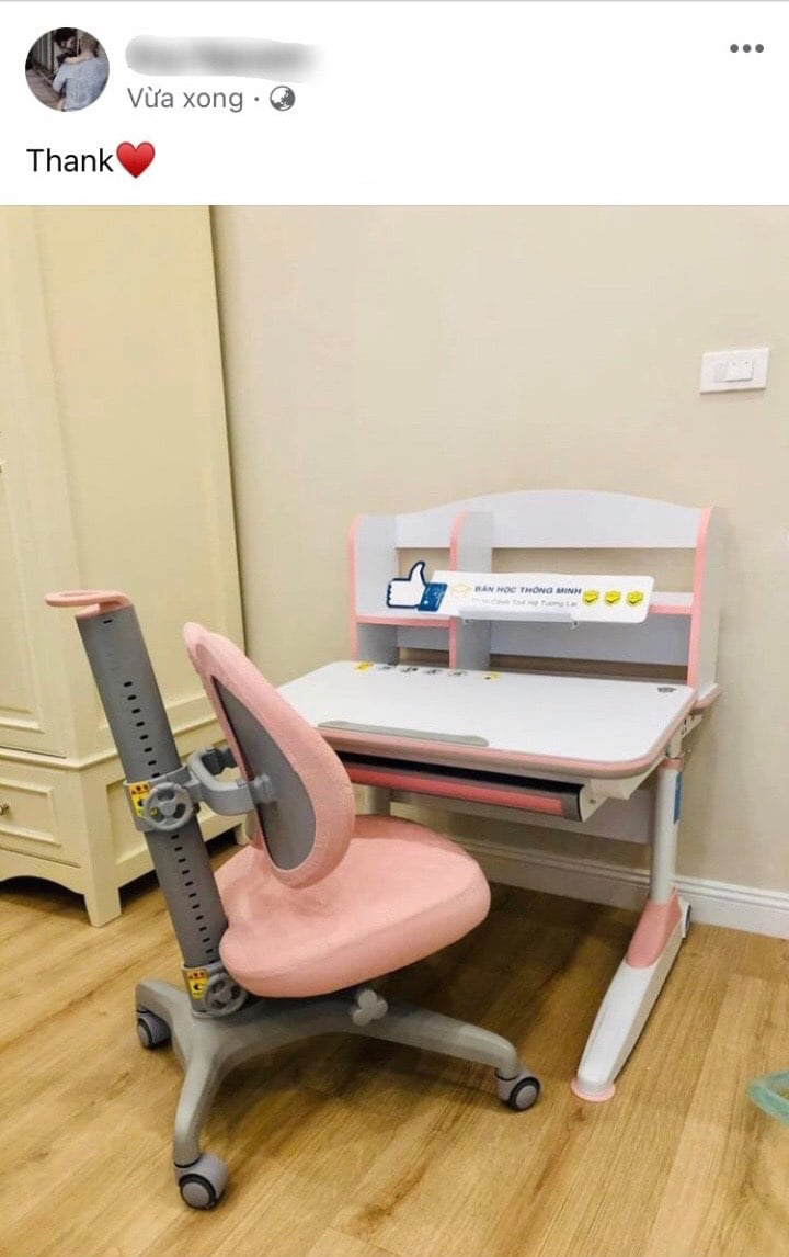 Bàn Học Chống Gù Chống Cận 80cm mã DRZ-8001