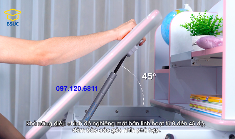 Bàn Học Chống Gù Chống Cận 80cm mã DRZ-8001