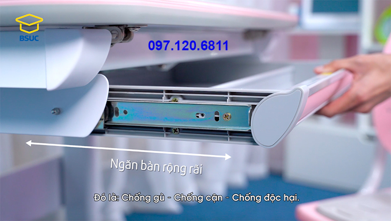 Bàn Học Chống Gù Chống Cận 80cm mã DRZ-8001