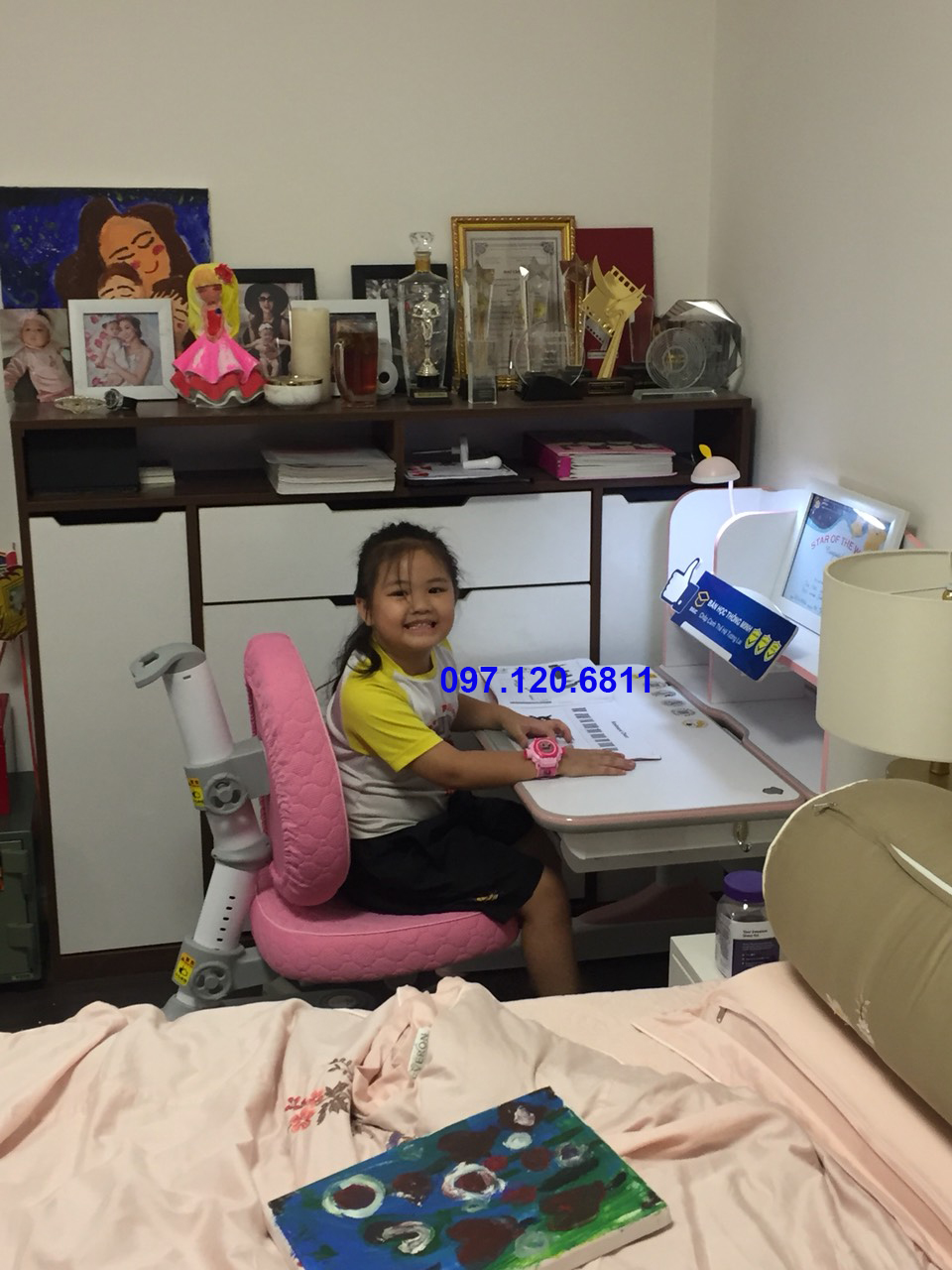 Bàn Học Chống Gù Chống Cận 80cm mã DRZ-8001