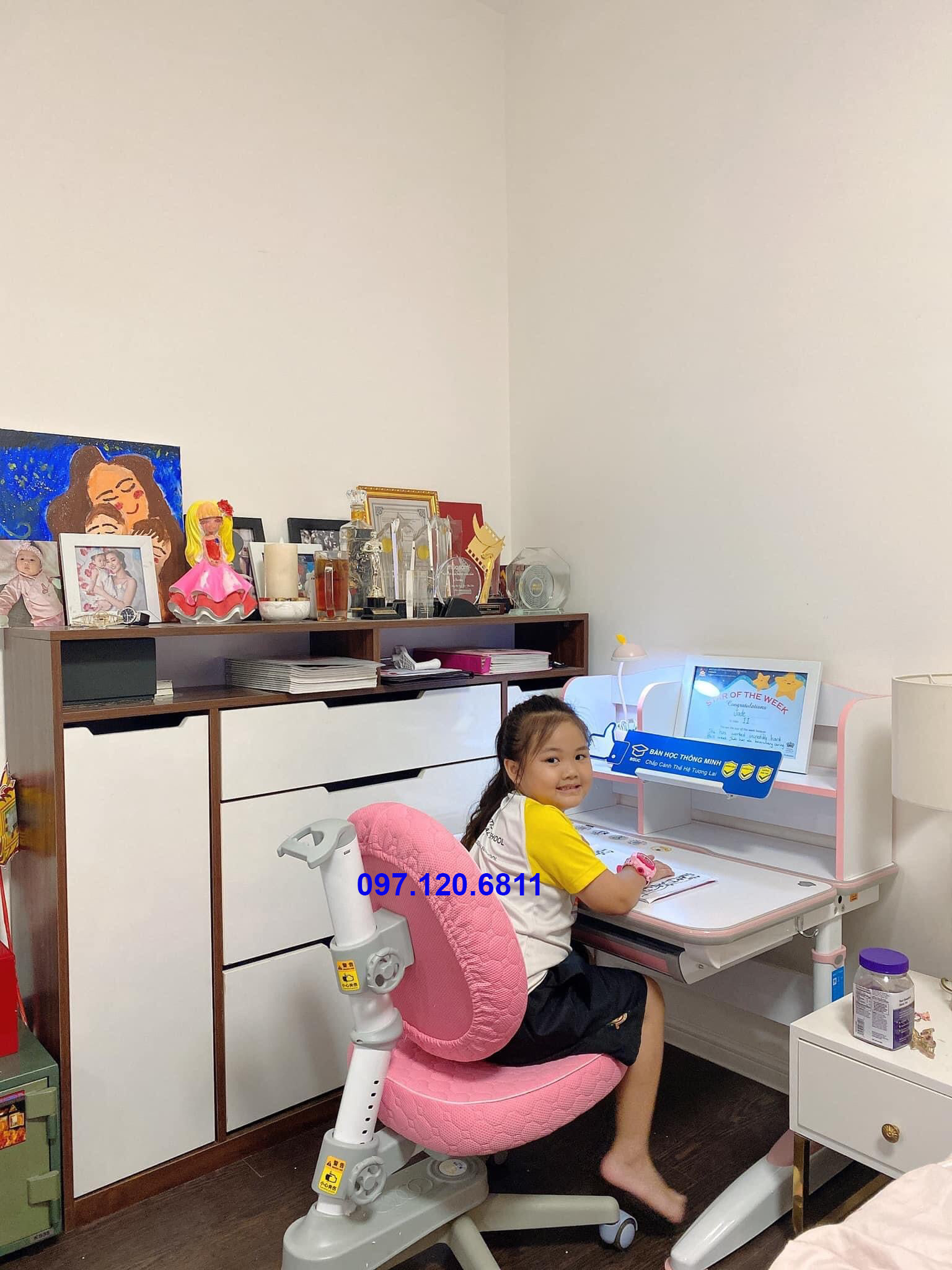 Bàn Học Chống Gù Chống Cận 80cm mã DRZ-8001