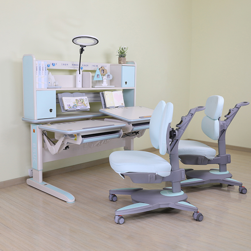 Bàn Học Đôi Cao Cấp Chống Gù Chống Cận - Nâng Hạ Thủy Lực DRZ-1411