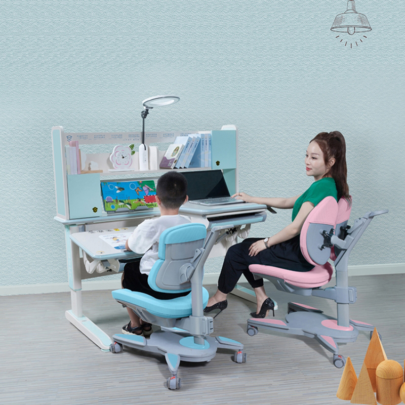 Bàn Học Đôi Cao Cấp Chống Gù Chống Cận - Nâng Hạ Thủy Lực DRZ-1411