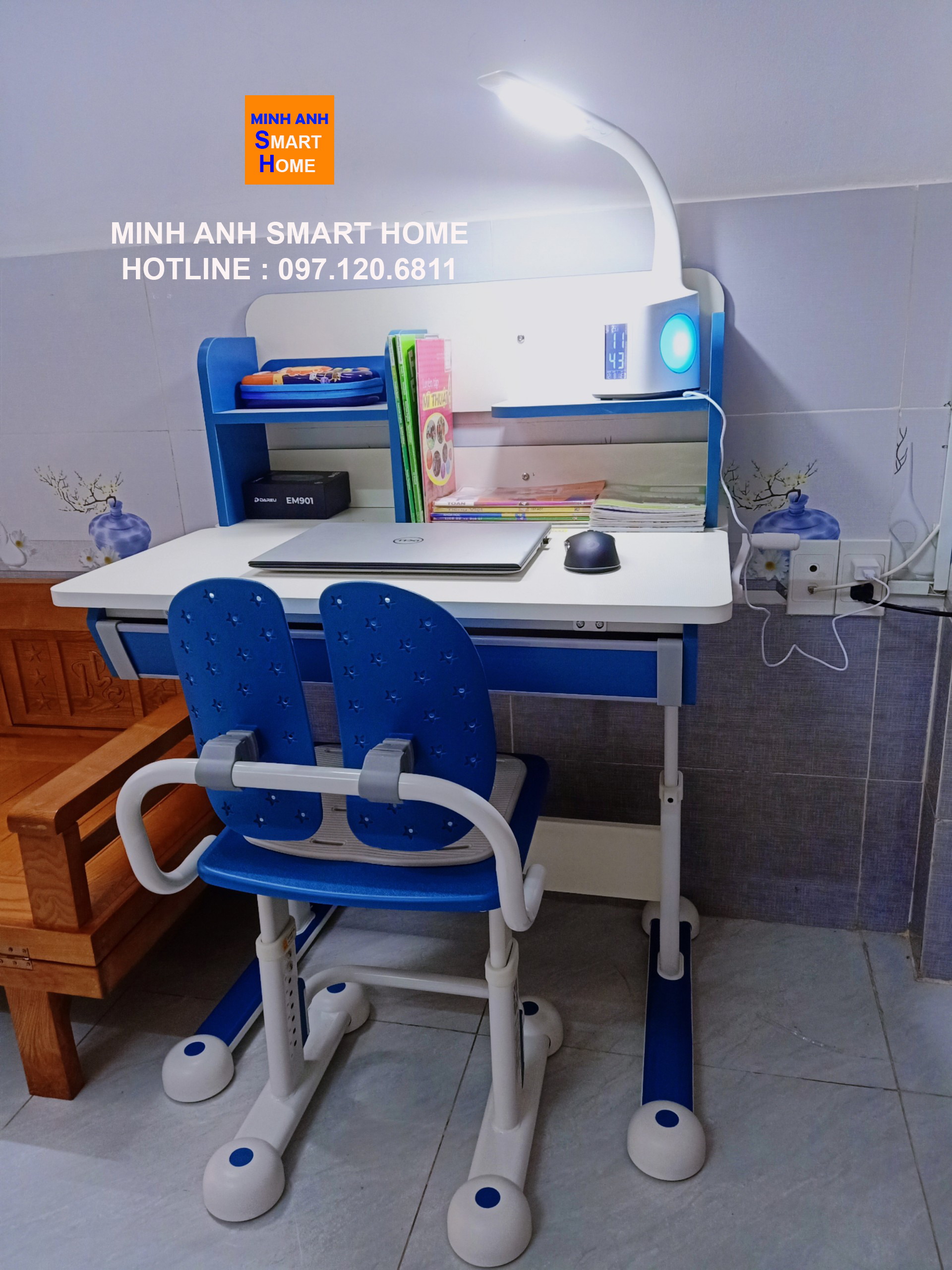 Bộ Bàn Học Chống Gù Chống Cận M-1080 Và Ghế M-167