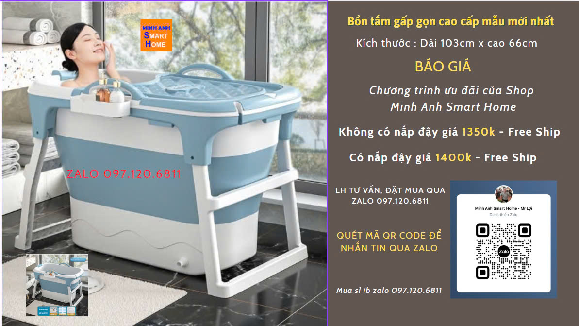 Bồn Tắm Gấp Gọn Tròn Cao Cấp Nhựa PP và Silicon