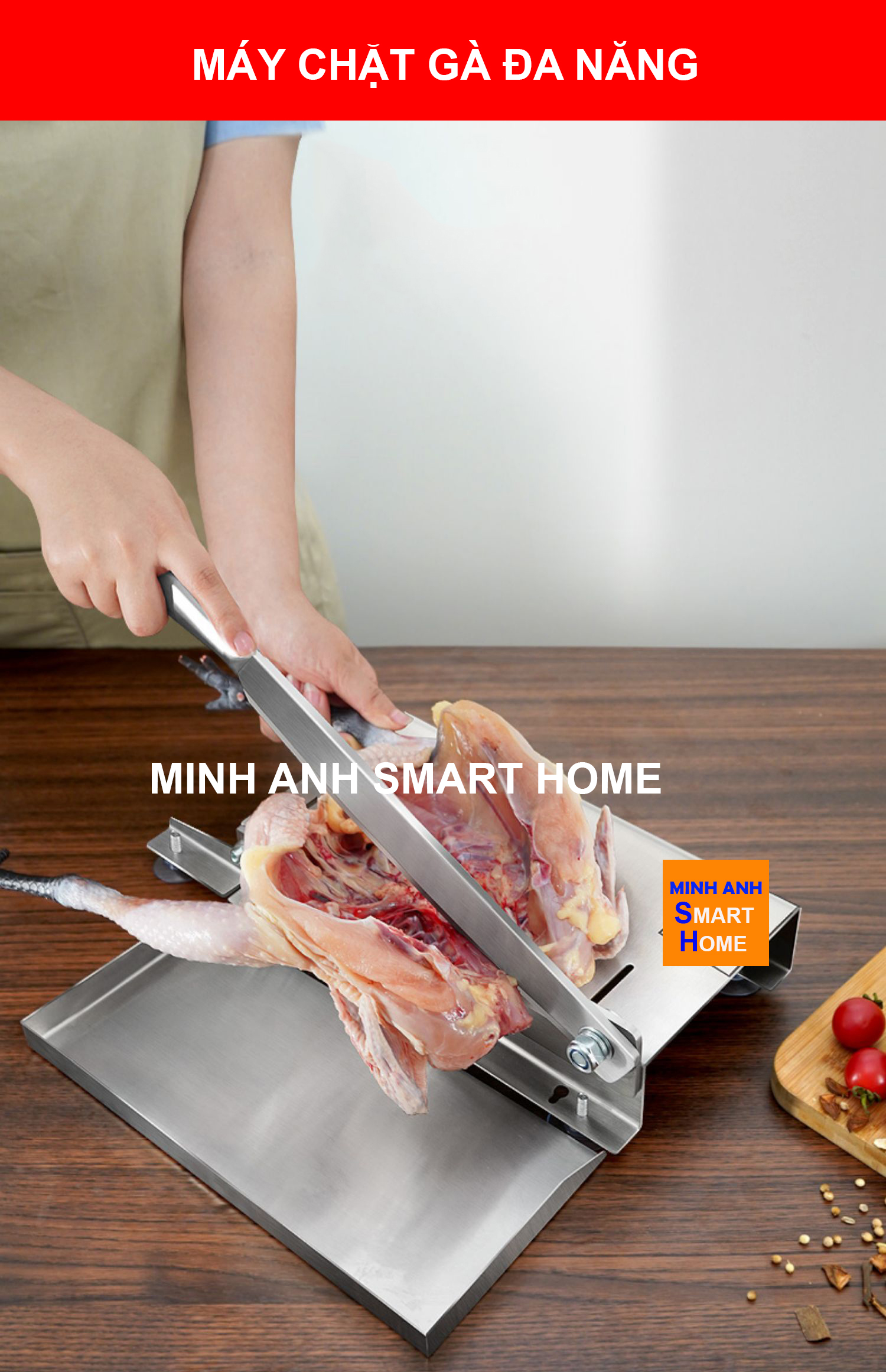 Dao chặt gà, chặt xương đa năng