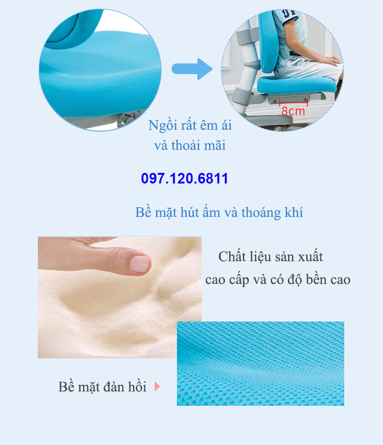 Ghế Chống Gù Cho Học Sinh DRY-502S