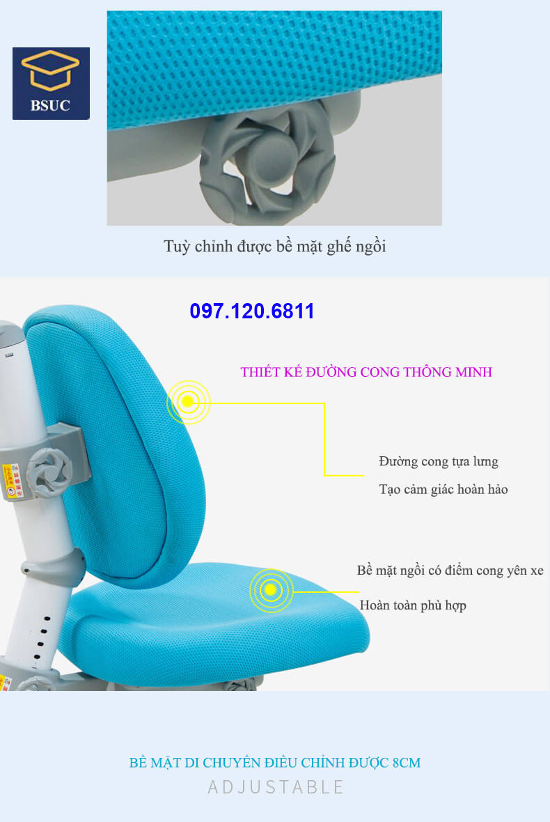 Ghế Chống Gù Cho Học Sinh DRY-502S