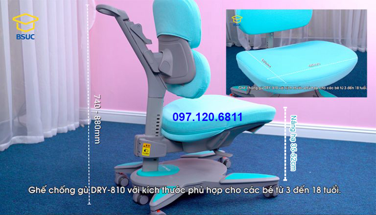 Ghế Chống Gù Siêu Cao Cấp DRY-810