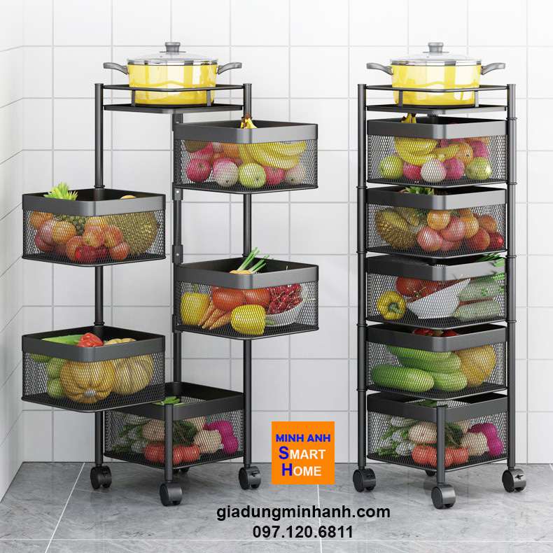 Đồ Gia Dụng Thông Minh - Điểm Danh Mẫu Kệ Để Đồ Nhà Bếp Được Ưa Chuộng Nhất Hiện Nay